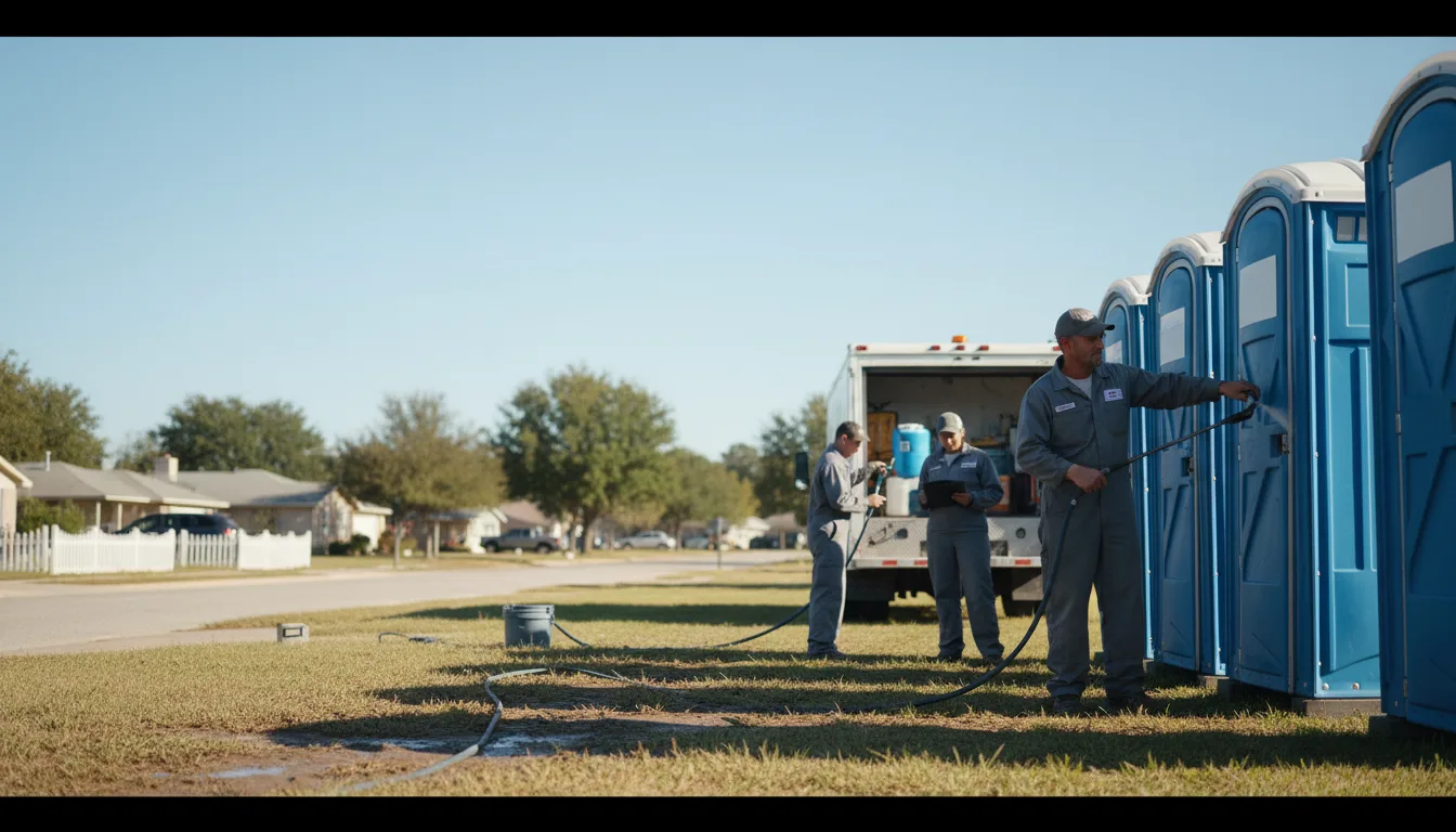 Long-Term Portable Toilet Rental in Hensley, AR near me